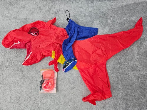 Inflatable riding red - inflatable, dinosaur