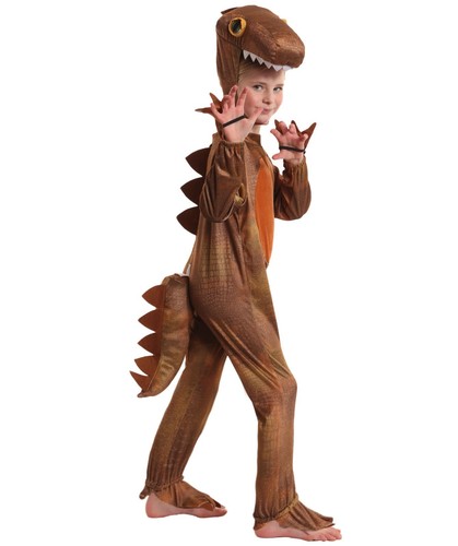Kids brown rex dinosaur - kids,